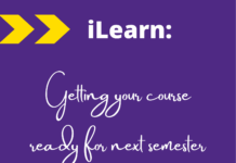 iLearn: Getting Your Course Ready for the Next Semester (Replay)