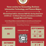 Beta Alpha Psi – Sneak Peek of Semester’s Meetings