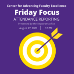 Friday Focus: Attendance Reporting