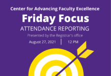 Friday Focus: Attendance Reporting