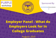 Purple Career Readiness Workshop on Aug. 26: What do Employers Look for