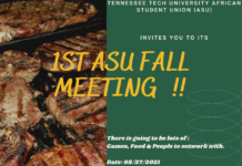African Student Union First Fall Meeting
