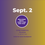 Welcome Back Part-Time Job Fair is on Sept. 2