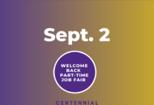 Welcome Back Part-Time Job Fair is on Sept. 2