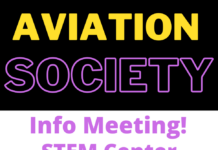 Tennessee Tech Aviation Society Meeting at 6 p.m., Sep. 2, Ray Morris Hall 150