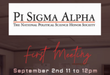 Pi Sigma Alphas First Meeting