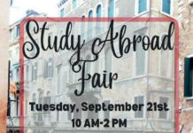 Join us for the annual Study Abroad Fair!
