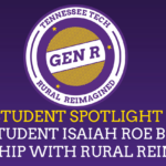 PTC Student Isaiah Roe Begins Internship with Rural Reimagined