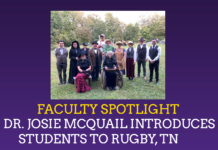 Faculty Spotlight: Dr. Josie McQuail Introduces Students to Rugby, TN