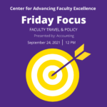 Friday Focus: Faculty Travel