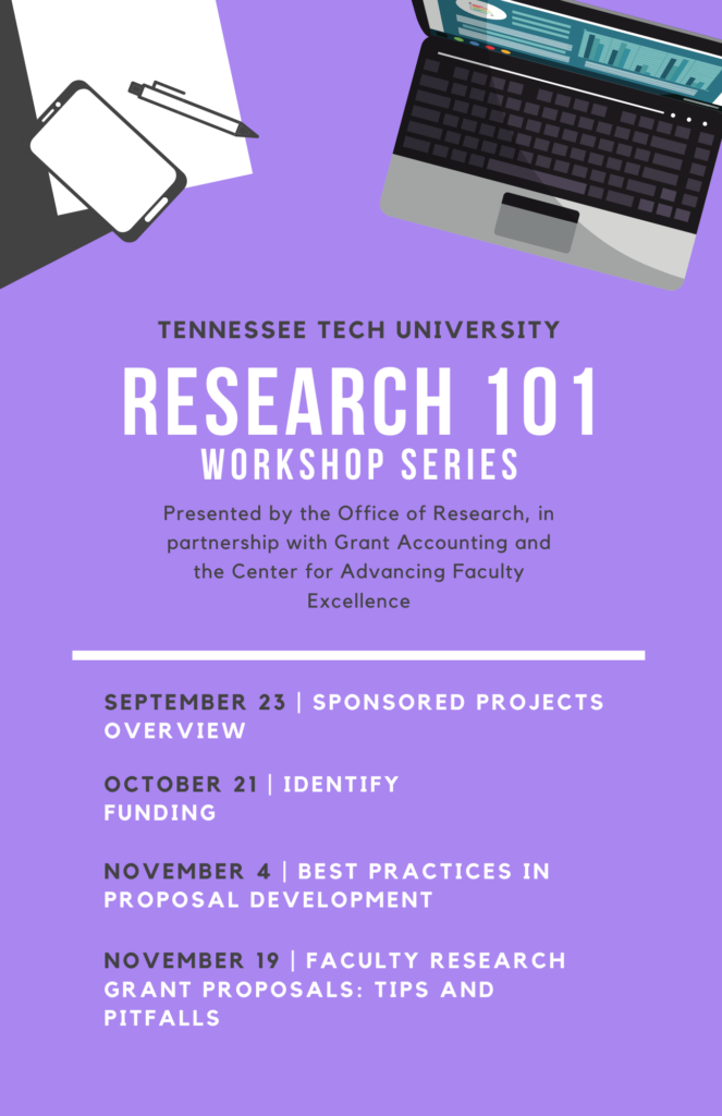 Fall 2021 Research 101 Workshop Series Tech Times
