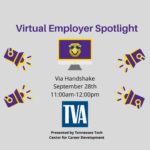 Virtual Employer Spotlight with Tennessee Valley Authority is Tuesday, Sept 28