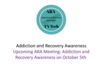 Upcoming ARA Meeting: Addiction and Recovery Awareness on October 5th