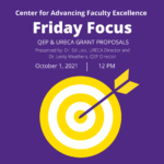 Friday Focus: QEP & URECA Grant Proposals