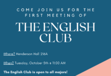 First English Club Meeting