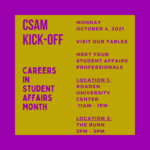 Careers in Student Affairs Month