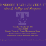 Tennessee Tech University’s Awards Gallery and Reception