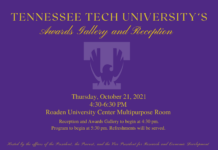 Tennessee Tech University’s Awards Gallery and Reception
