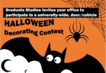 BOO! It is time for the annual Halloween door/cubicle decorating contest!