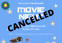 Sustainable Movie Night Canceled
