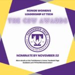 Nominations Open for Awards to Honor Women’s Leadership and Equality at Tech!