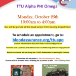 Blood Drive! – Hospitals need blood to help save lives!