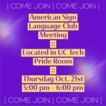 American Sign Language Club Meeting