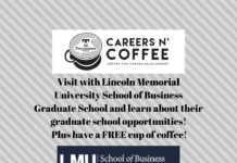 Careers n’ Coffee with LMU’s School of Business Grad. School is Monday, Oct. 25