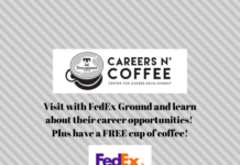 Careers n’ Coffee featuring FedEx Ground is Wednesday, Oct. 27