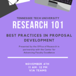 Research 101: Best Practices in Proposal Development