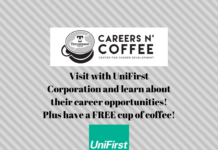 Careers n’ Coffee featuring UniFirst Corporation is Wednesday, Nov. 3