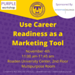 Purple Career Readiness Workshop on Nov. 4: Use Career Readiness