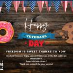 Sweet Salute for Veterans at the RUC Lobby