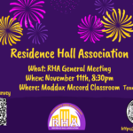 Residence Hall Association General Meeting