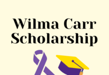 2022-2023 Wilma Carr Scholarship Reminder