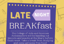 Late Night BREAKfast on Dec. 6