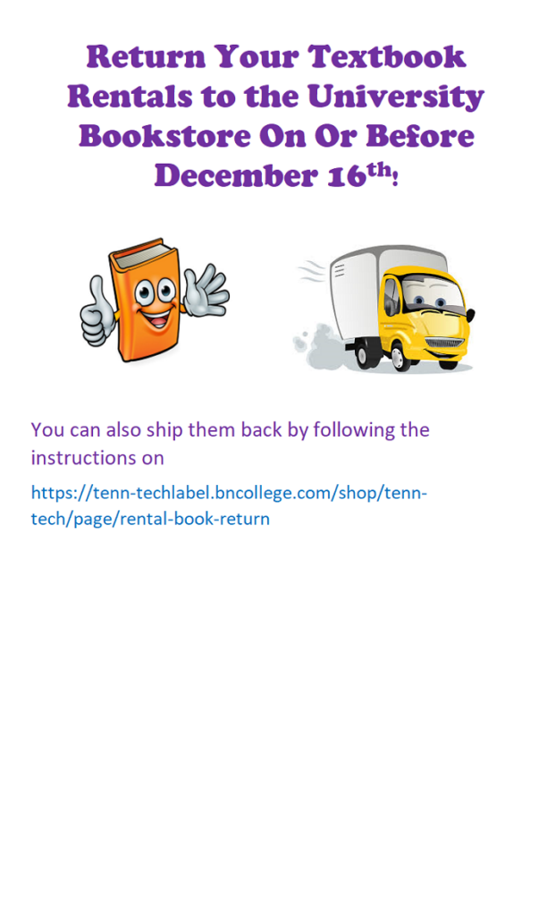 Return Your Textbook Rentals Tech Times