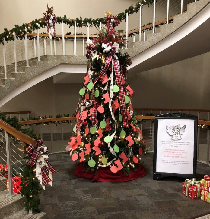 angel tree holiday tree