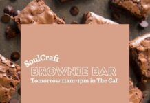 Brownie Bar with SoulCraft in The Caf!