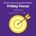 Friday Focus: Dossier Prep