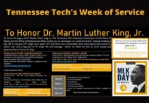 Tech’s 2022 MLK Days of Service – Jan. 21st & 28th