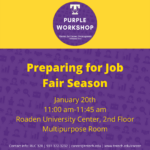 Purple Career Readiness Workshop on Jan. 20: Preparing for Job Fair Season
