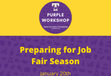 Purple Career Readiness Workshop on Jan. 20: Preparing for Job Fair Season