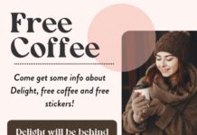 Free Coffee with Delight