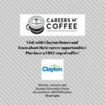 Careers n’ Coffee featuring Clayton Homes is Monday, Jan. 24