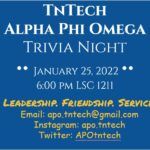 Come have fun, make friends, and show of your trivia knowledge!