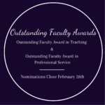 Outstanding Faculty Awards
