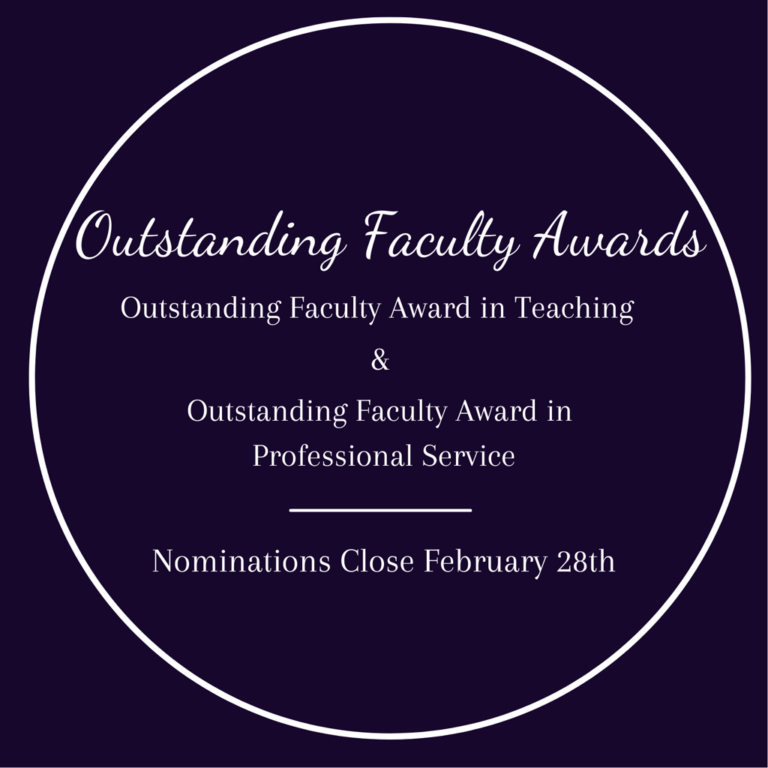 Outstanding Faculty Awards Tech Times