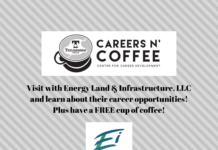 Careers n’ Coffee featuring Energy Land & Infrastructure, LLC is Monday, Jan. 31