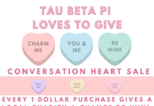 Tau Beta Pi Valentine’s Day Candy Sale